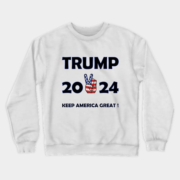 TRUMP2024 Crewneck Sweatshirt by MBshirtsboutique